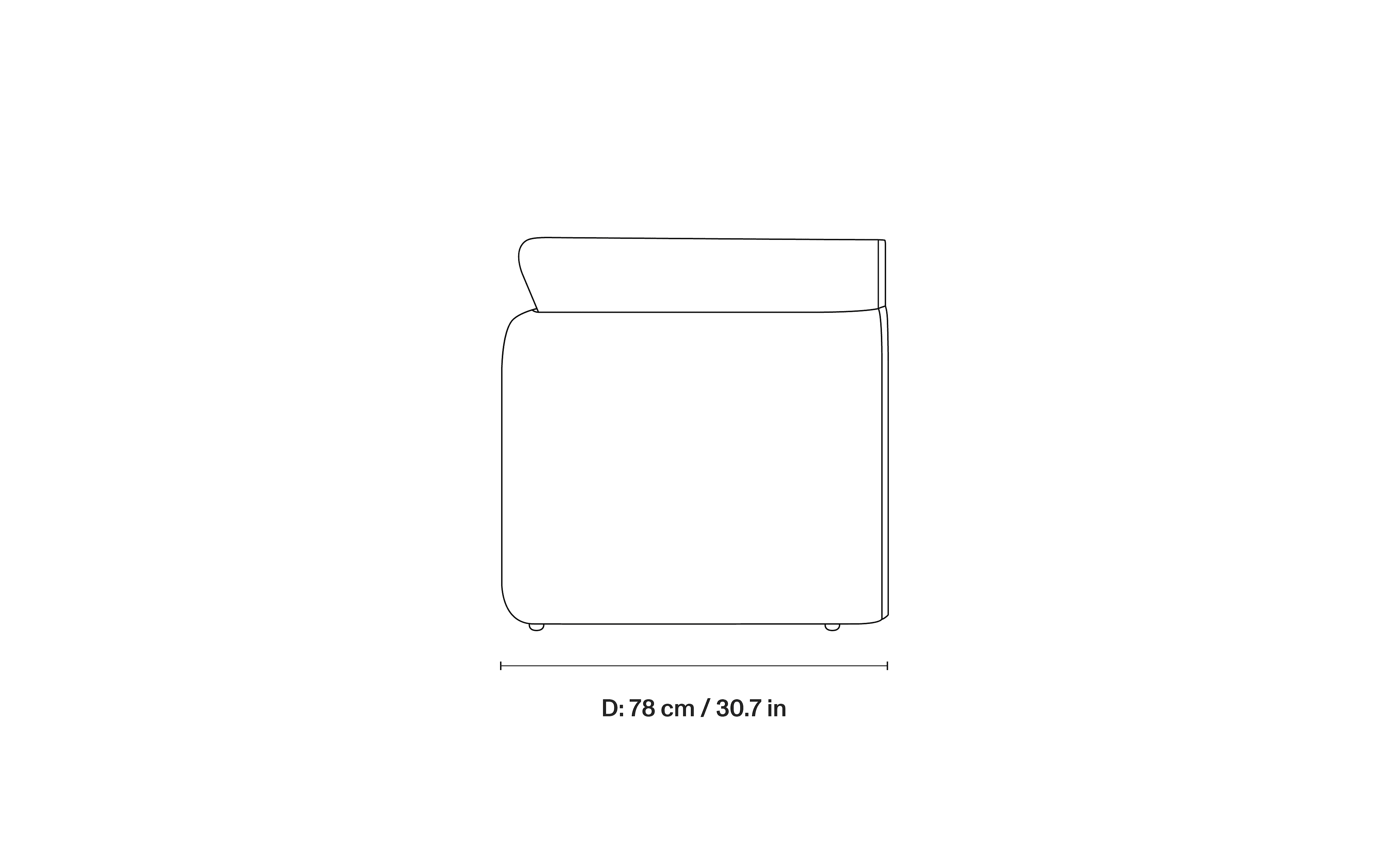 Boxlike 3 seater dimensions 2