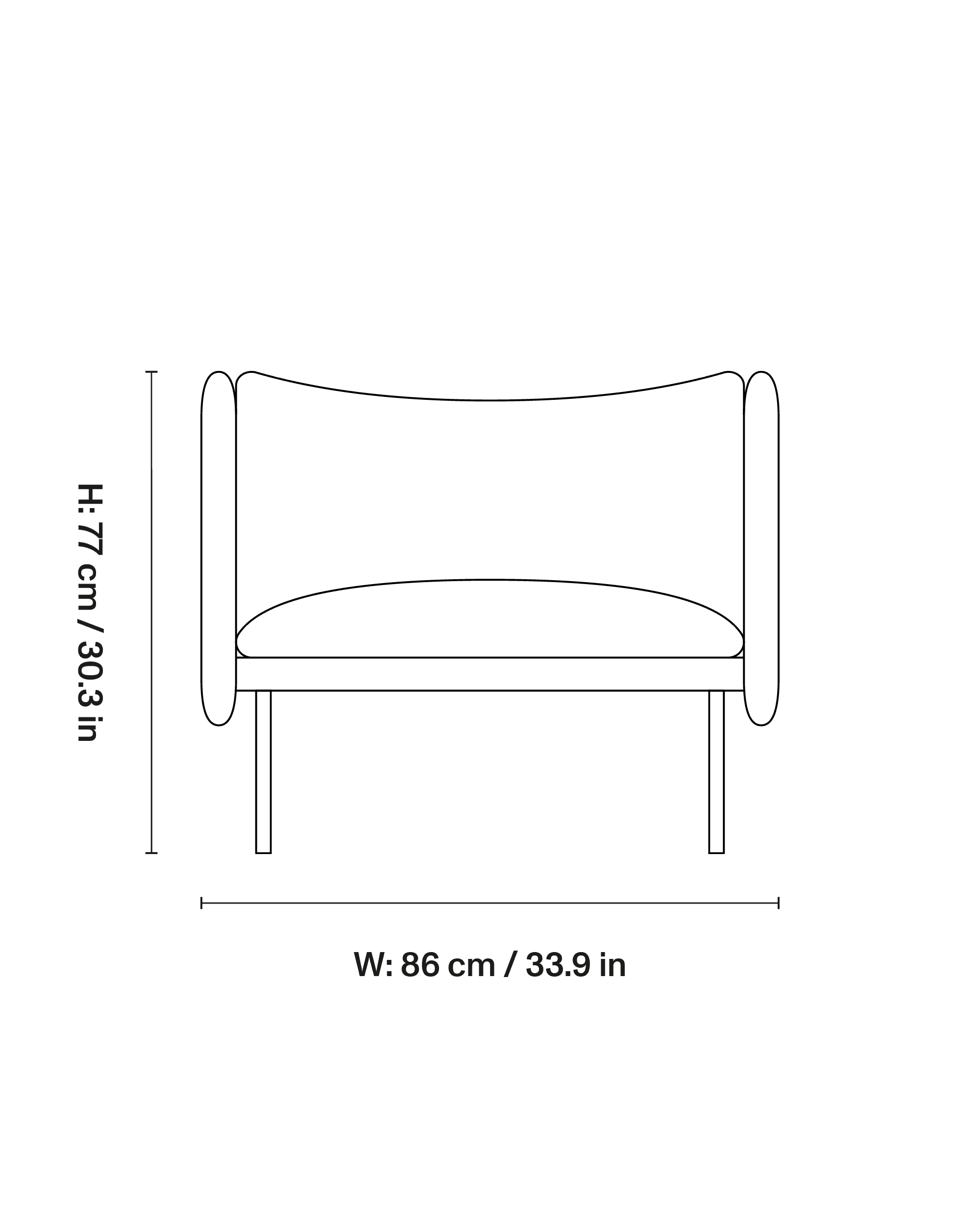 Tiki Single-Seater Large dimensions 1