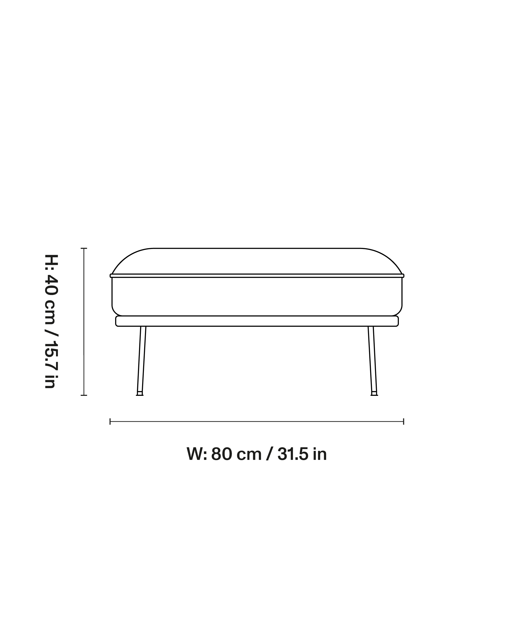 Lyra Ottoman dimensions 1
