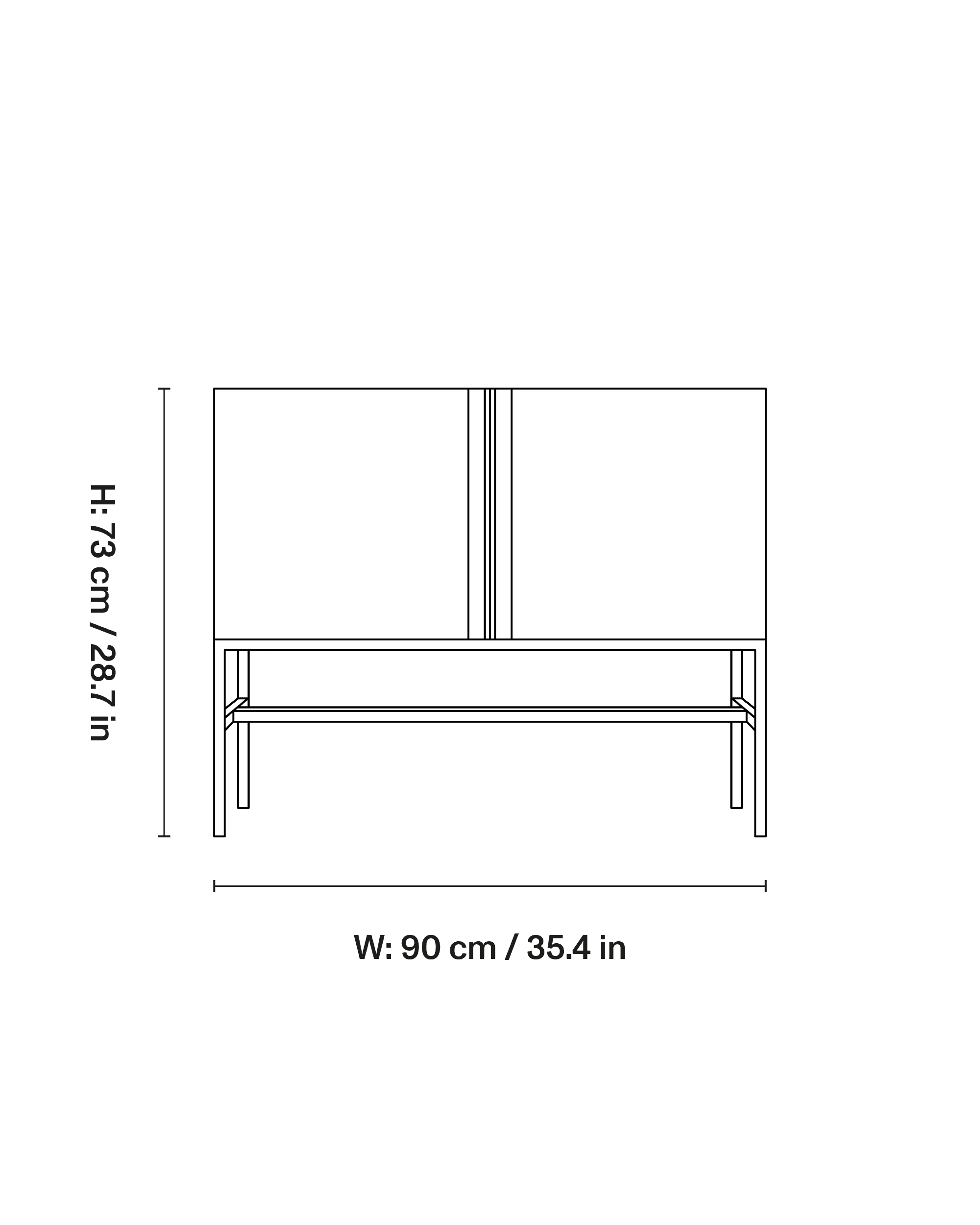 Boss Low 2 doors dimensions 1