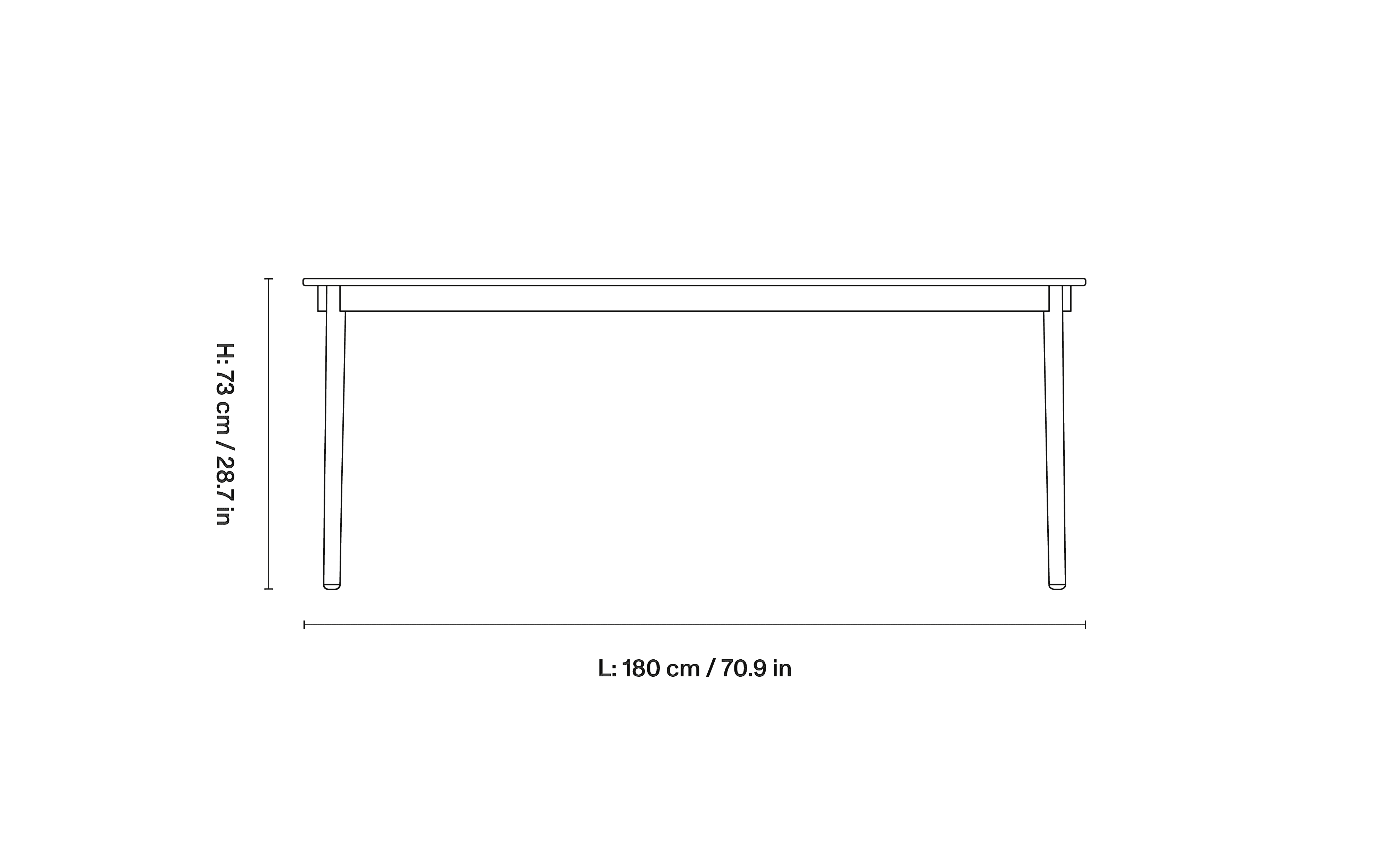 Figurine Dining table dimensions 1