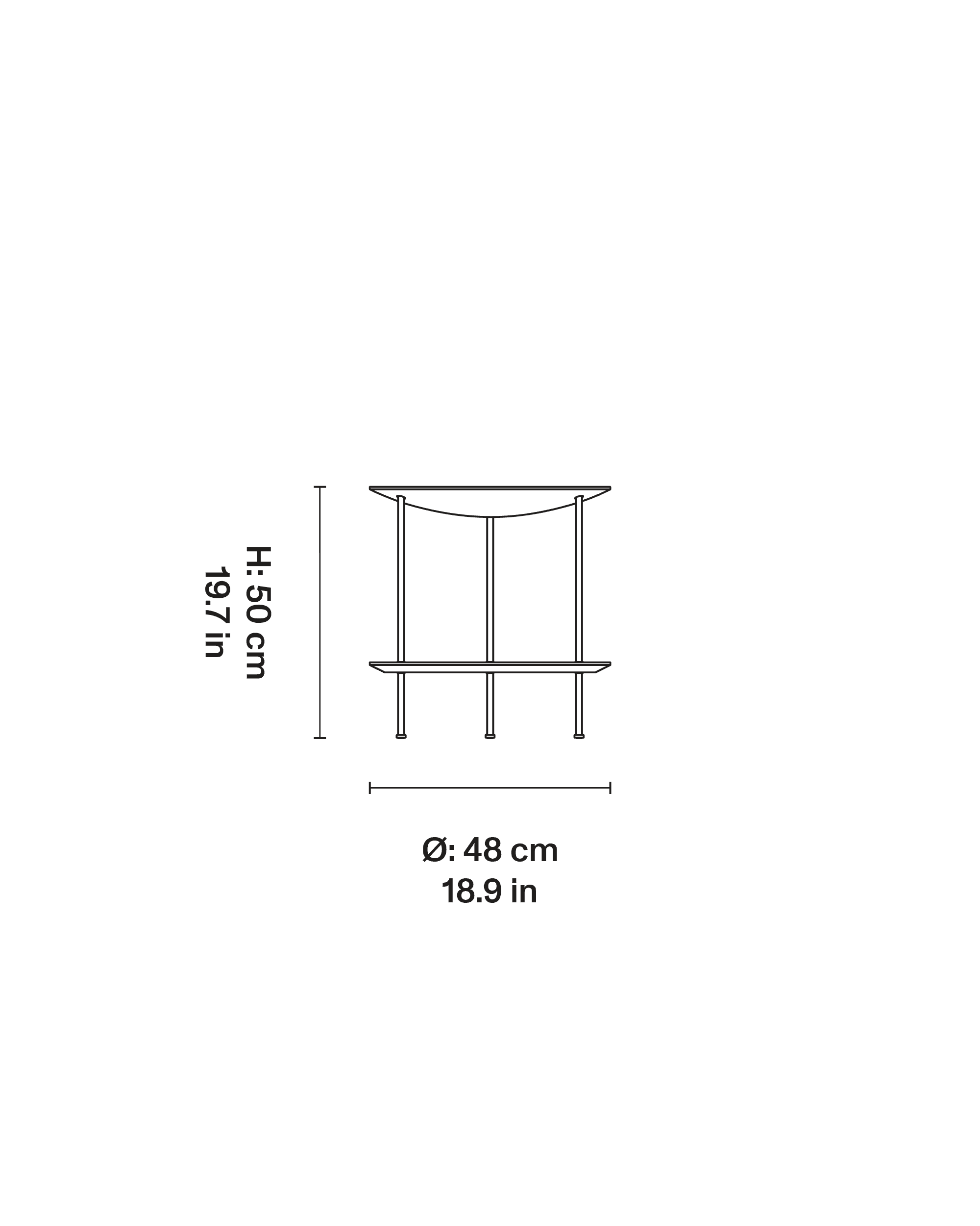 Pastille Table dimensions 1