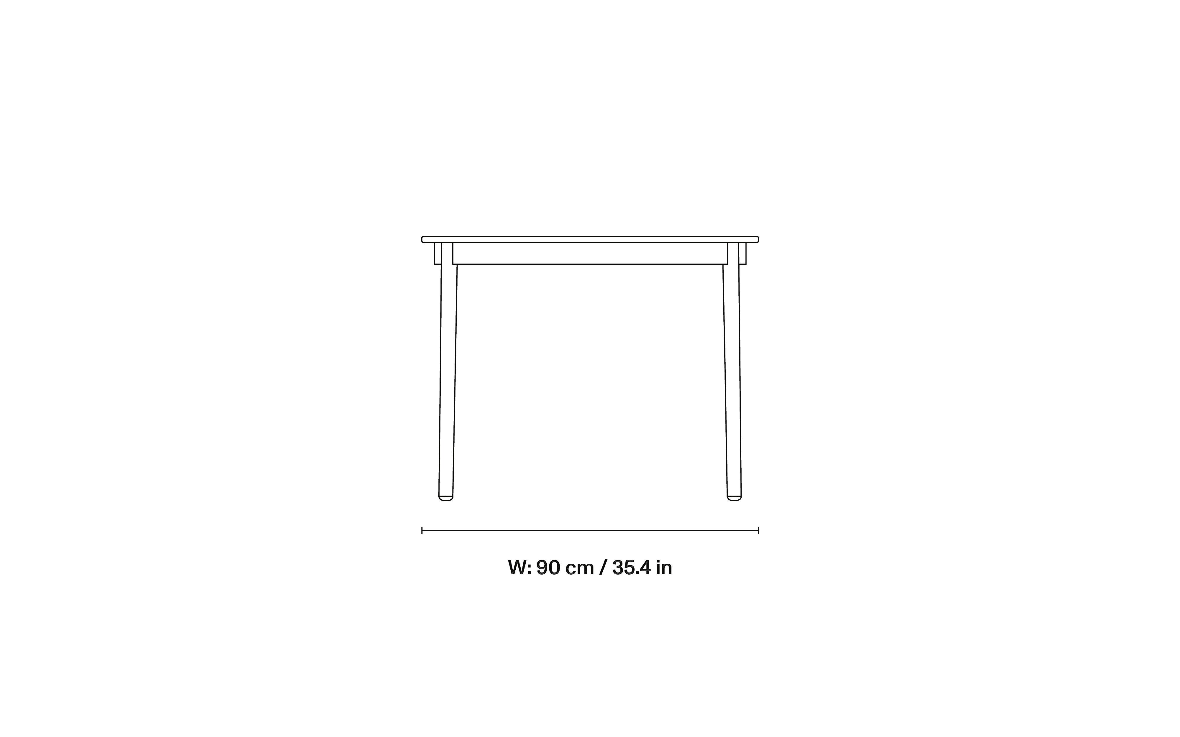 Figurine Dining table dimensions 2