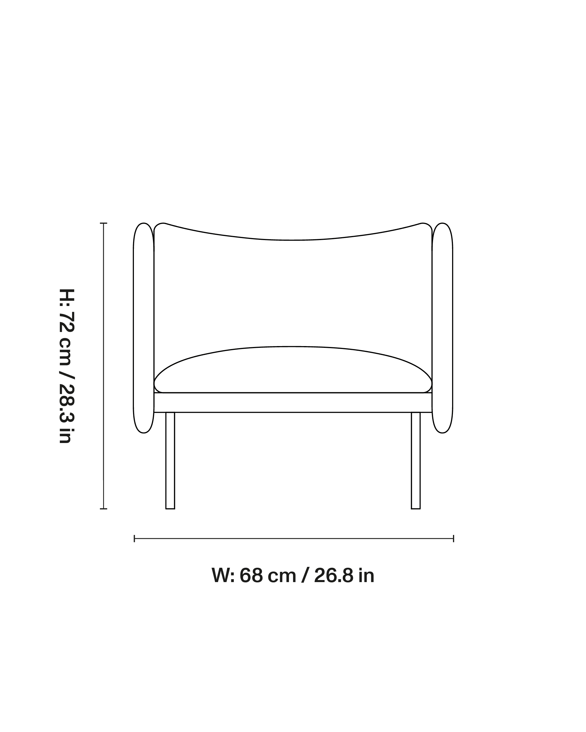 Tiki Single-Seater Small dimensions 1
