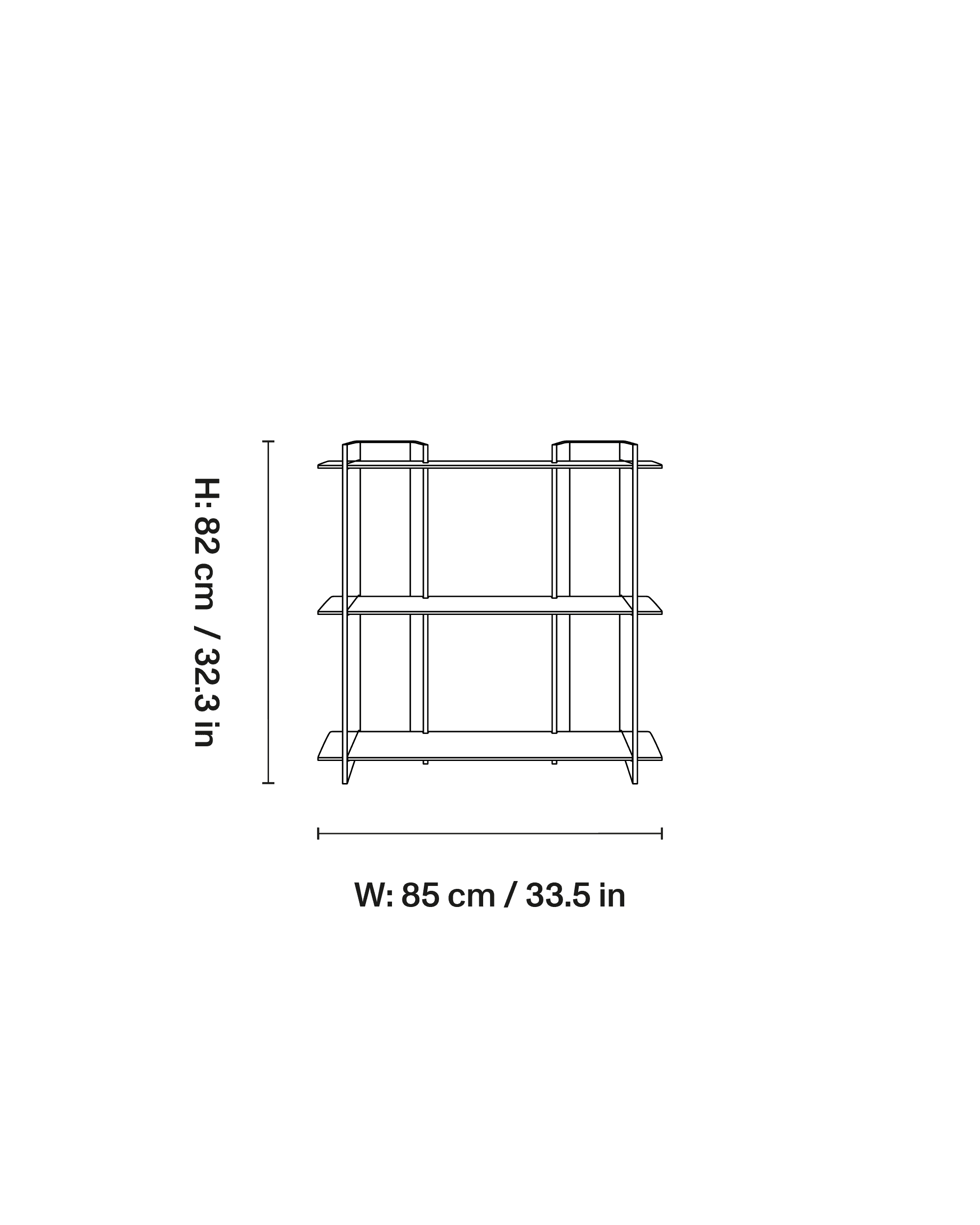 Combiplex Shelf dimensions 1
