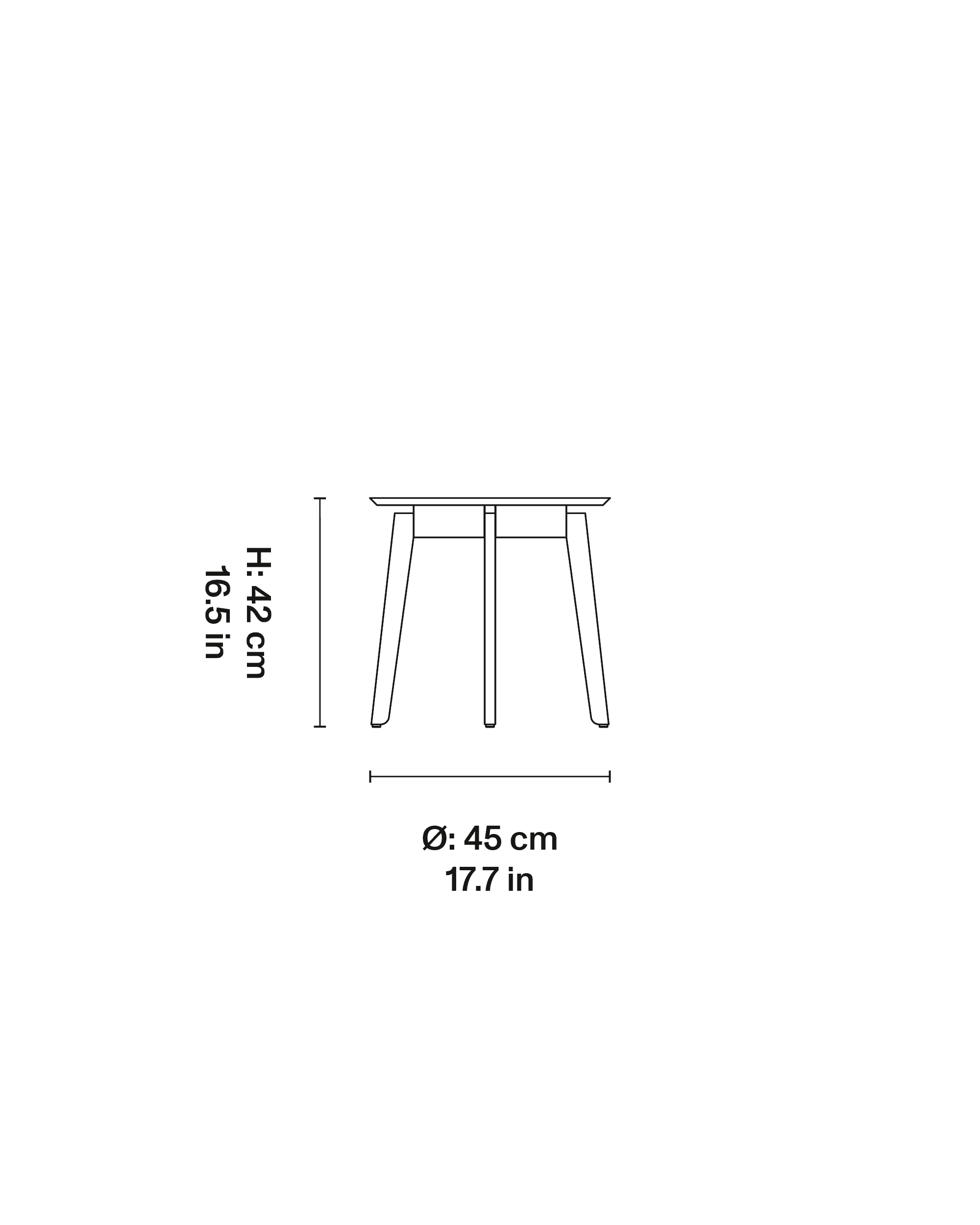 Area Side Table dimensions 1