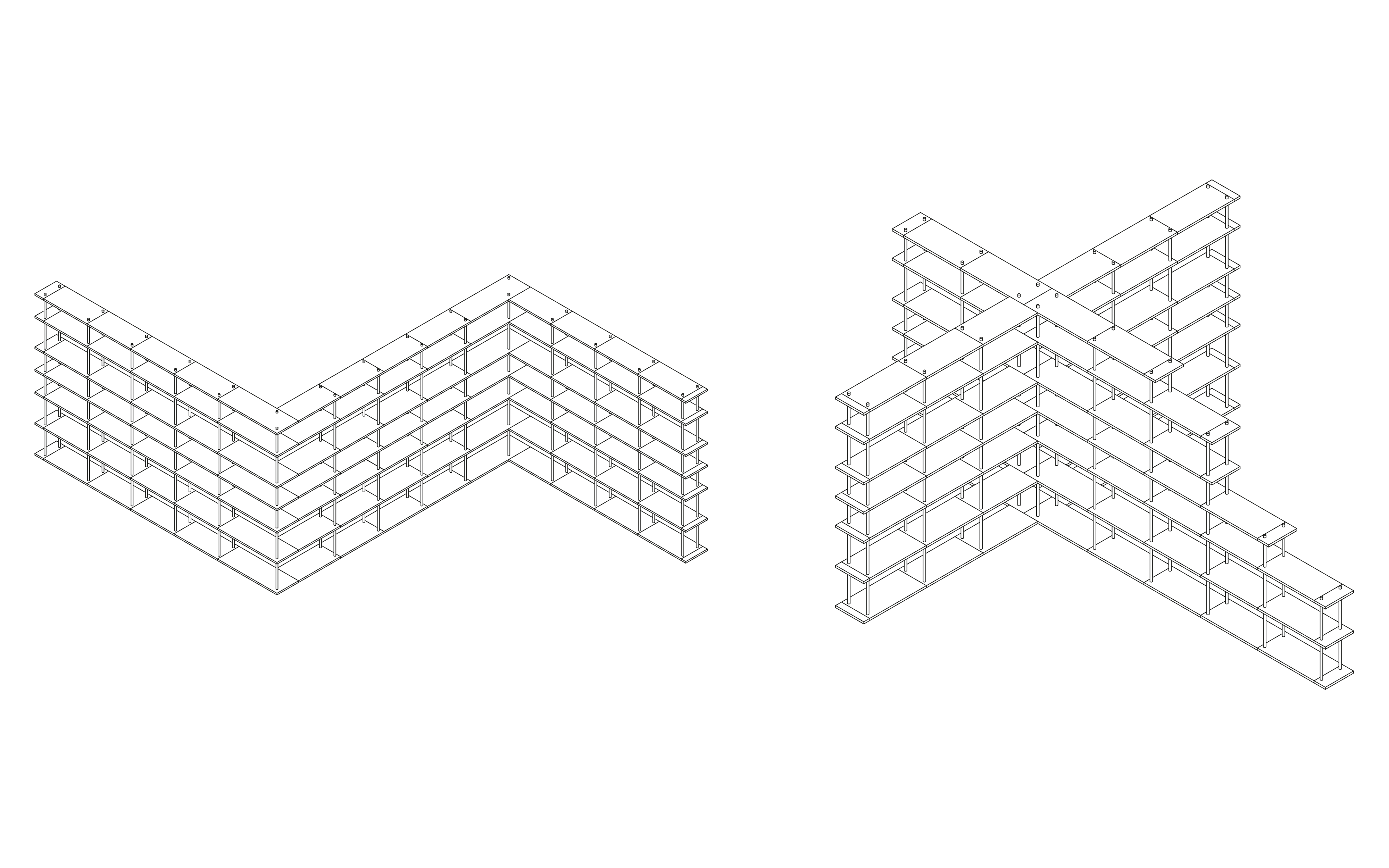 Bond Modular Shelving System dimensions 2