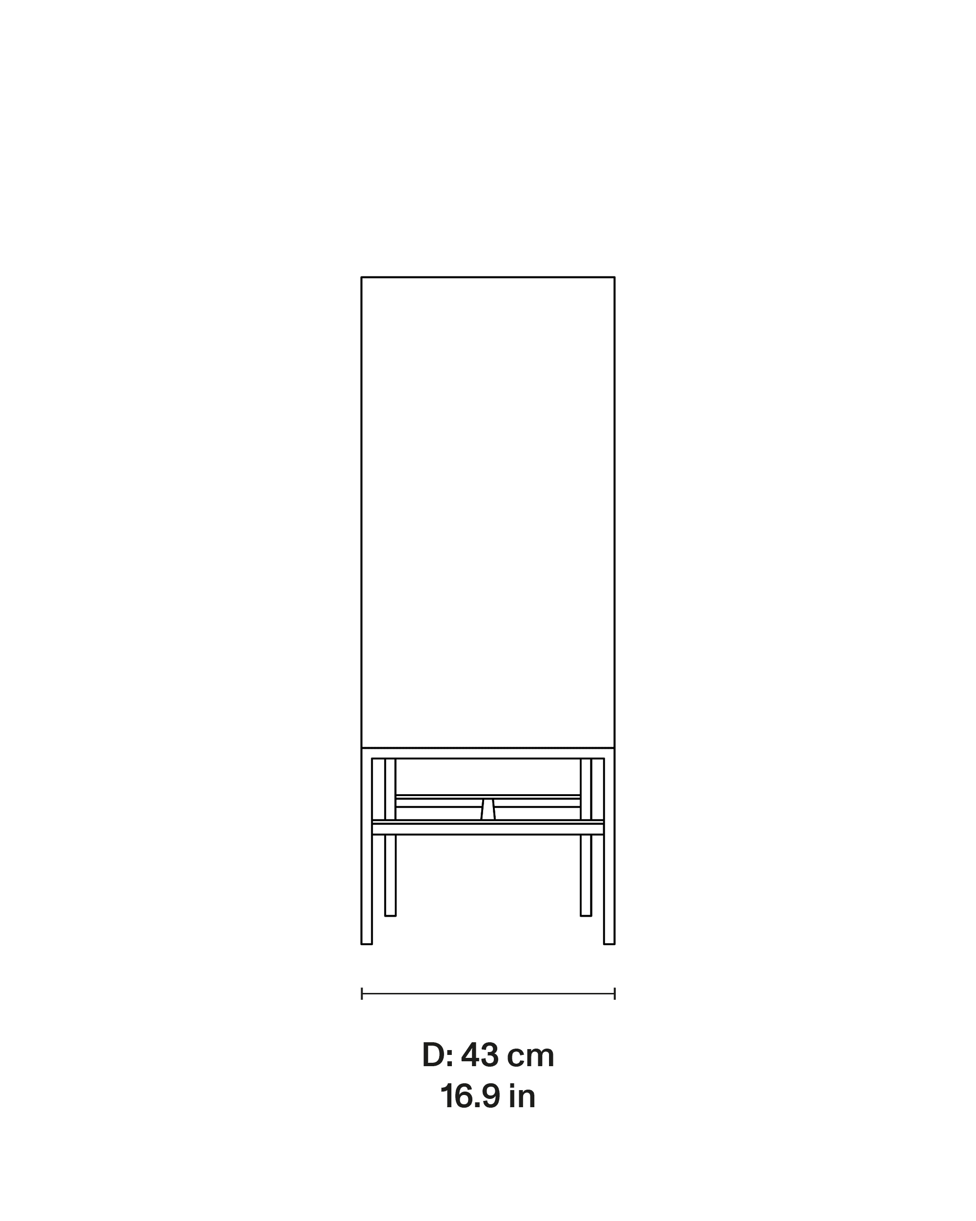 Boss High 2 doors dimensions 2