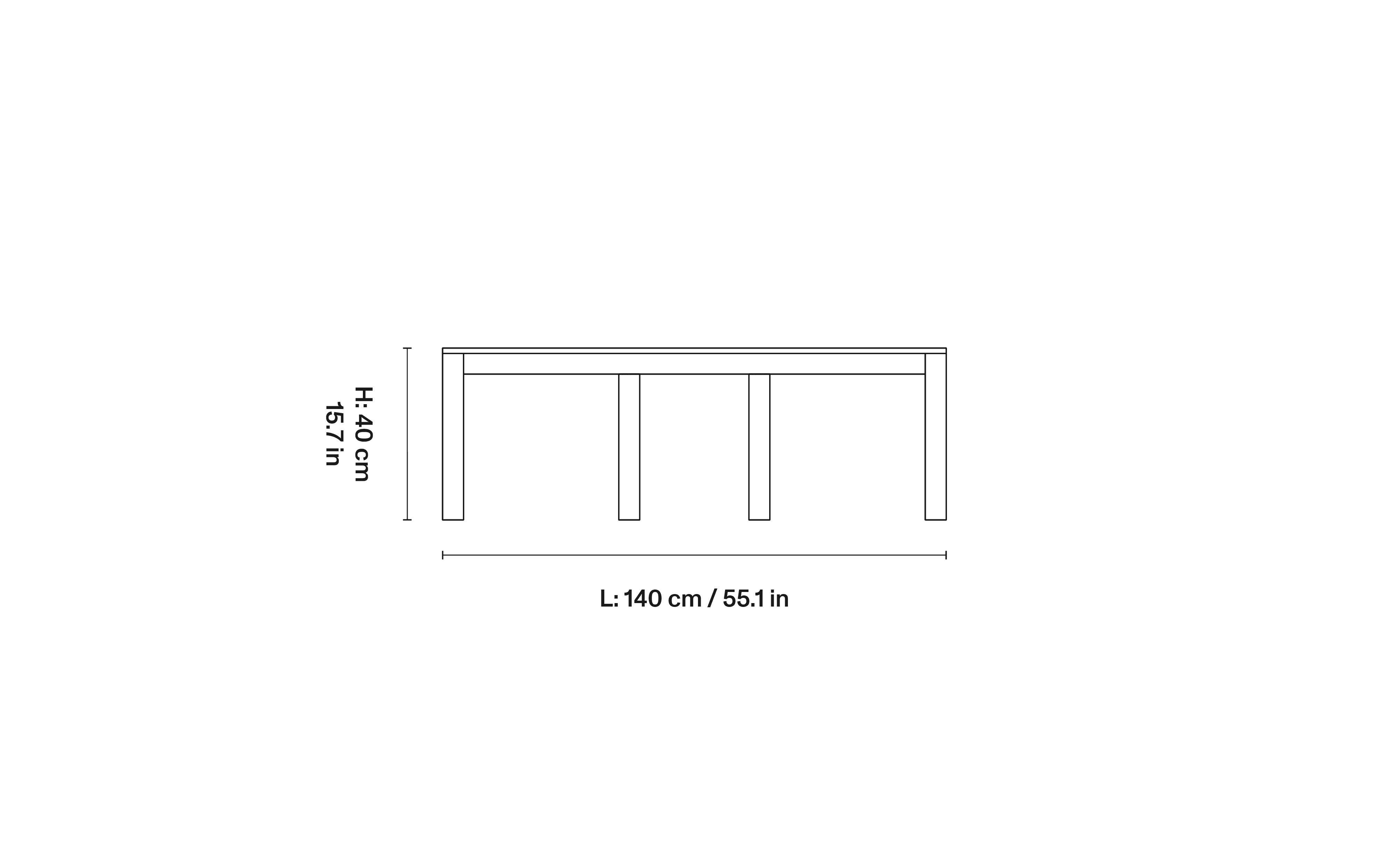 Winwin Coffee table dimensions 1