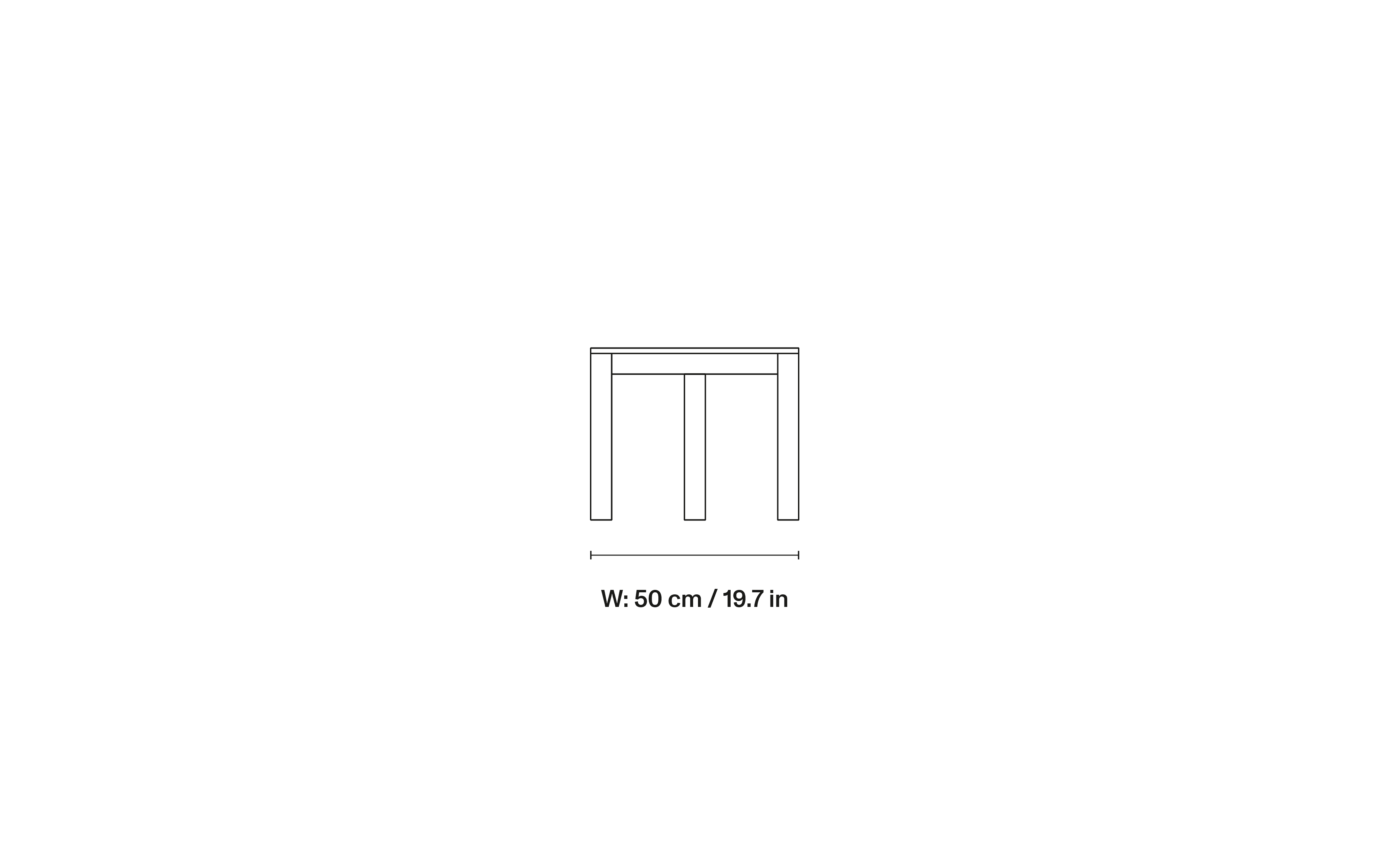 Winwin Coffee table dimensions 2