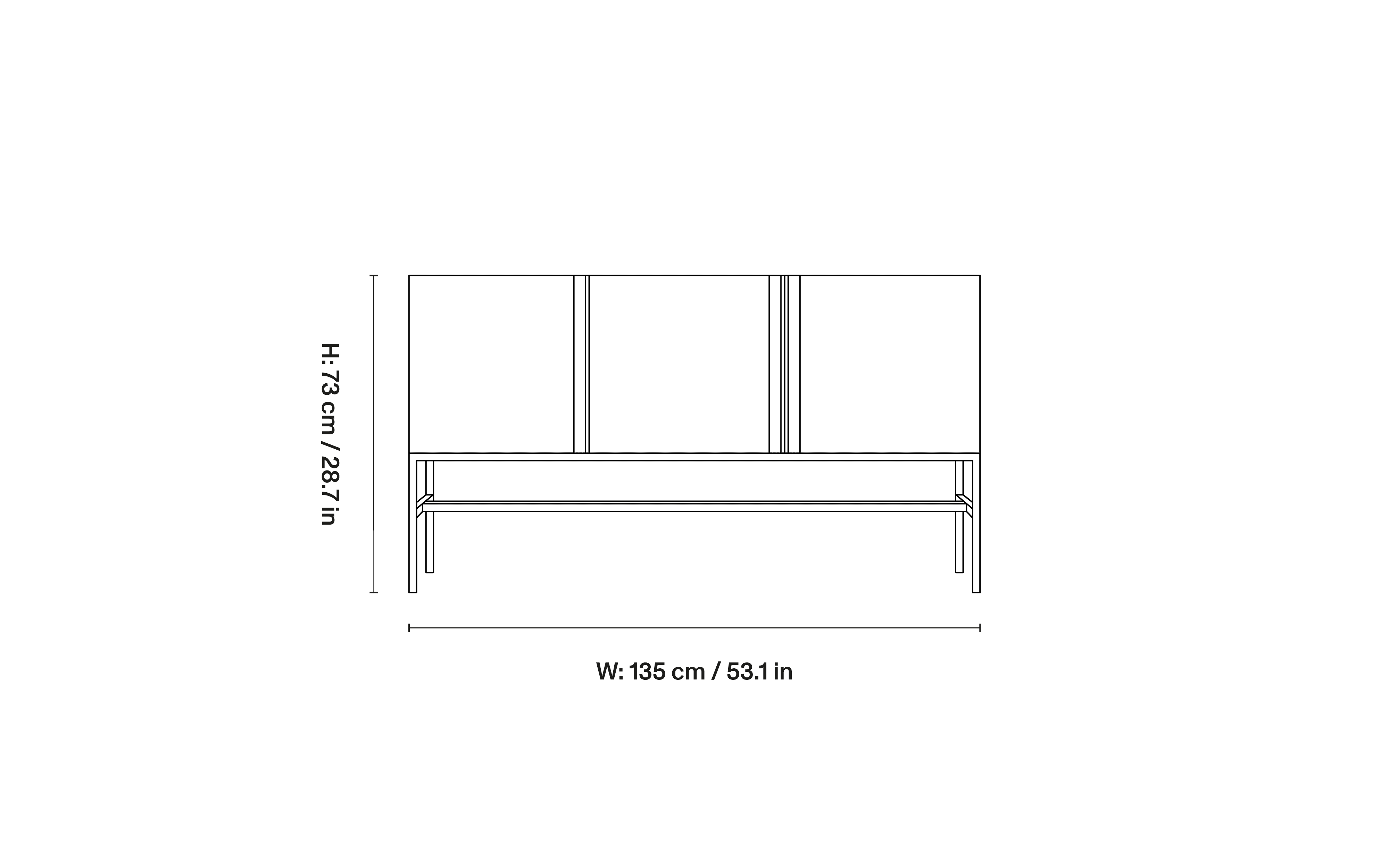Boss Low 3 doors dimensions 1
