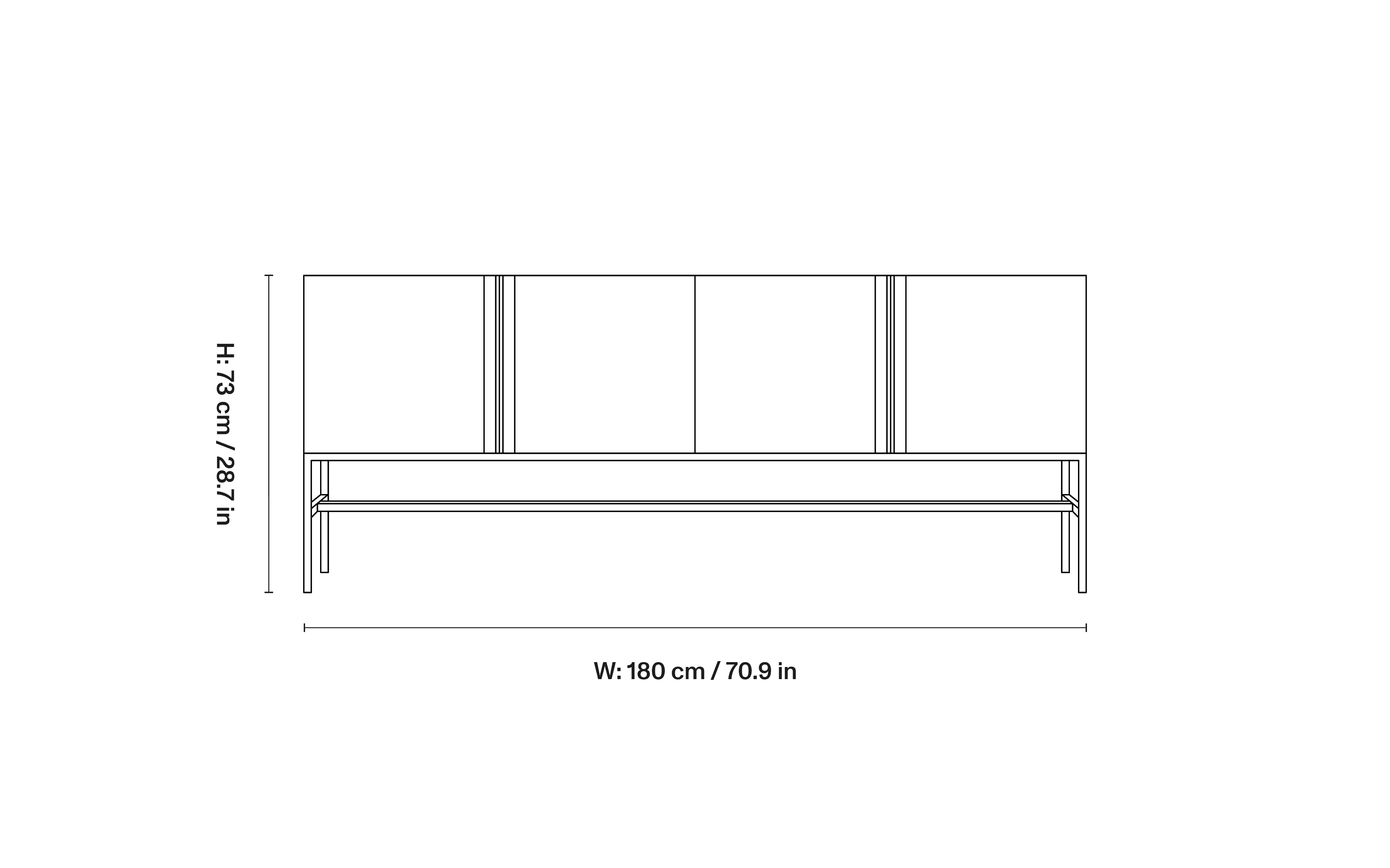 Boss Low 4 doors dimensions 1
