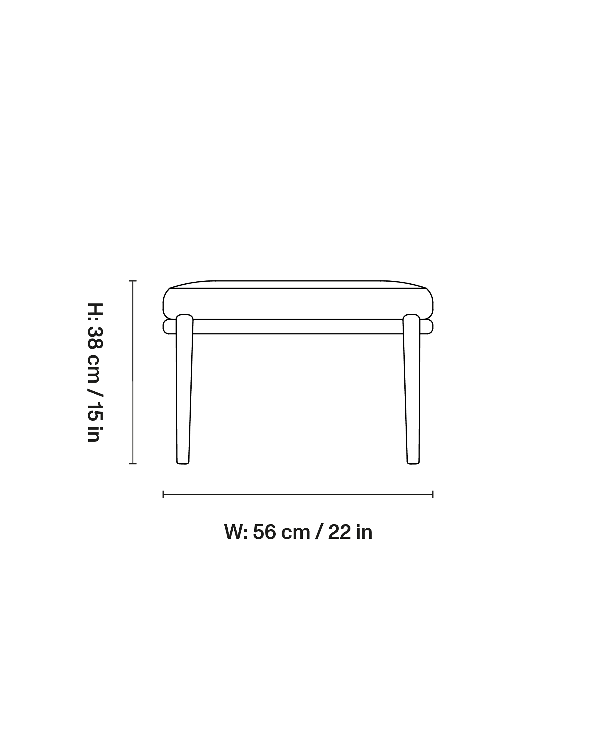 Embrace Ottoman dimensions 1