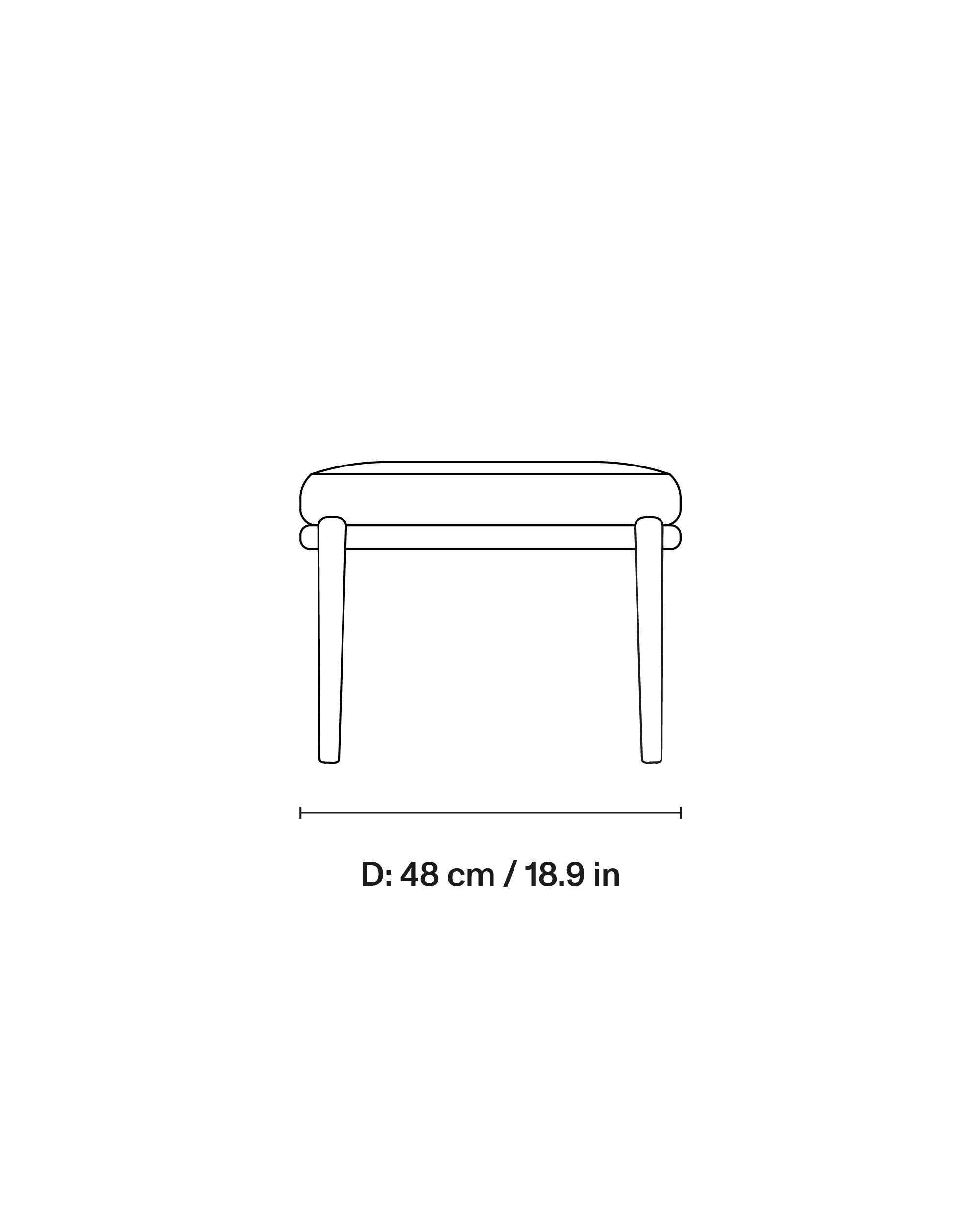 Embrace Ottoman dimensions 2