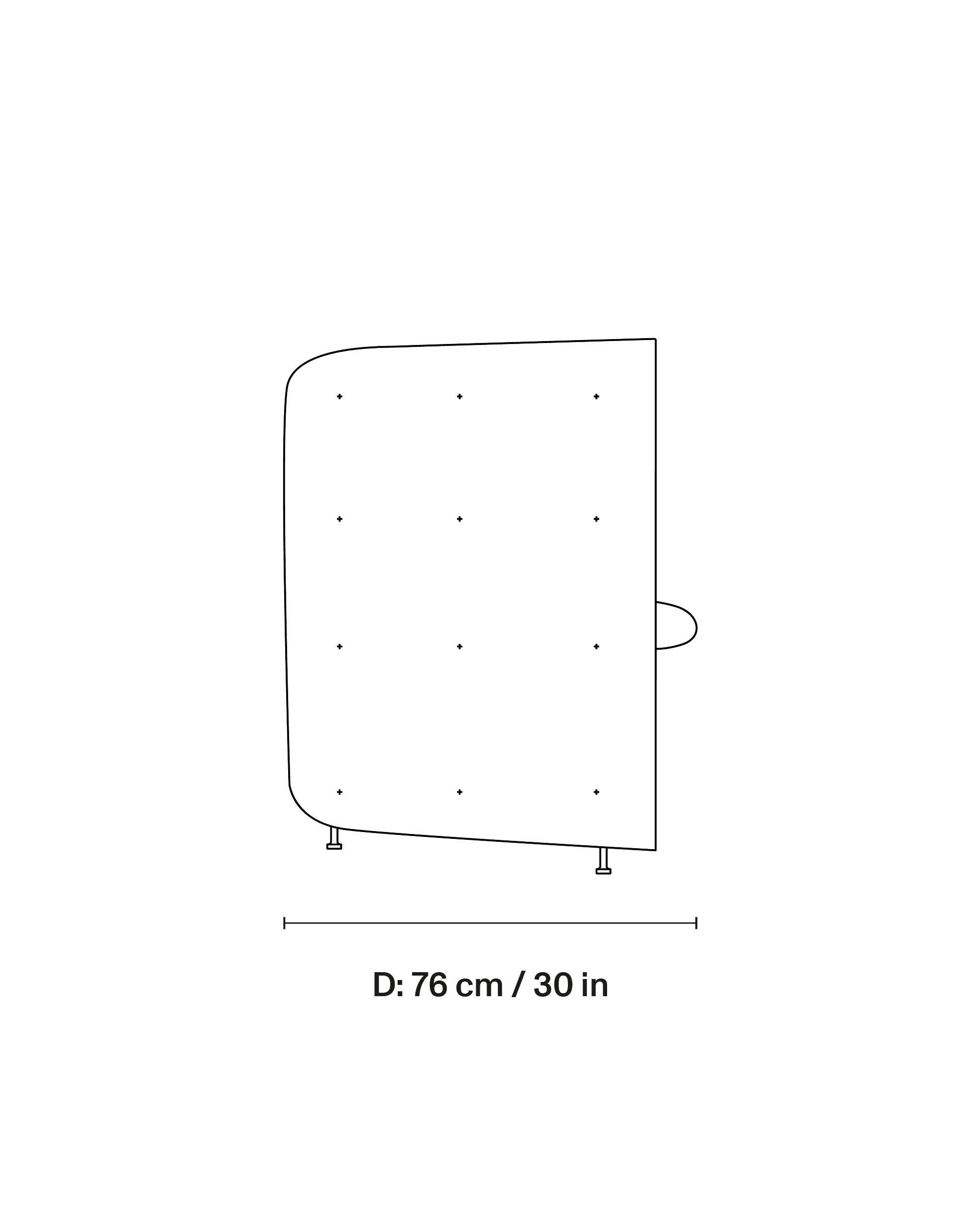 Niche Sofa dimensions 2
