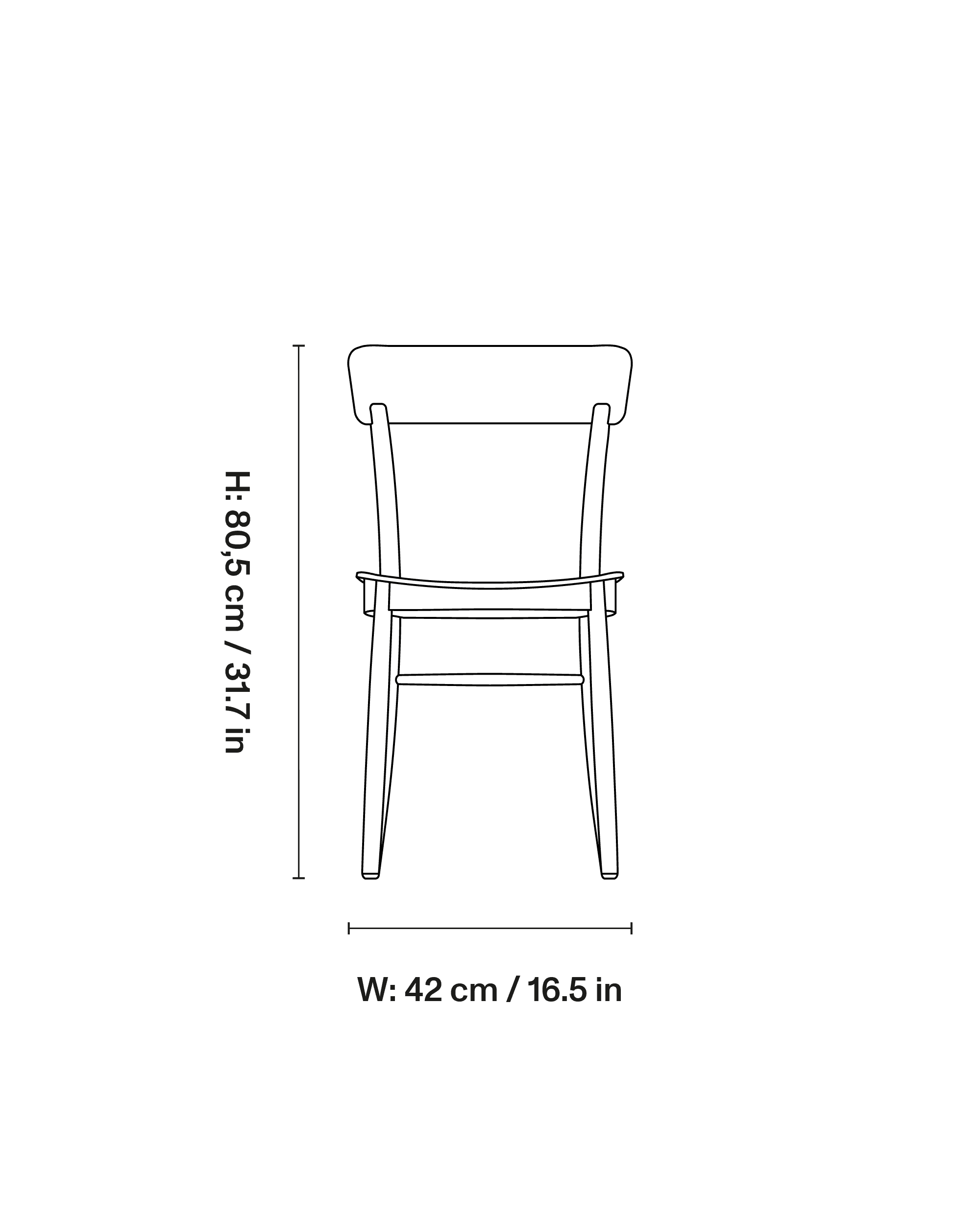 Figurine Chair dimensions 1