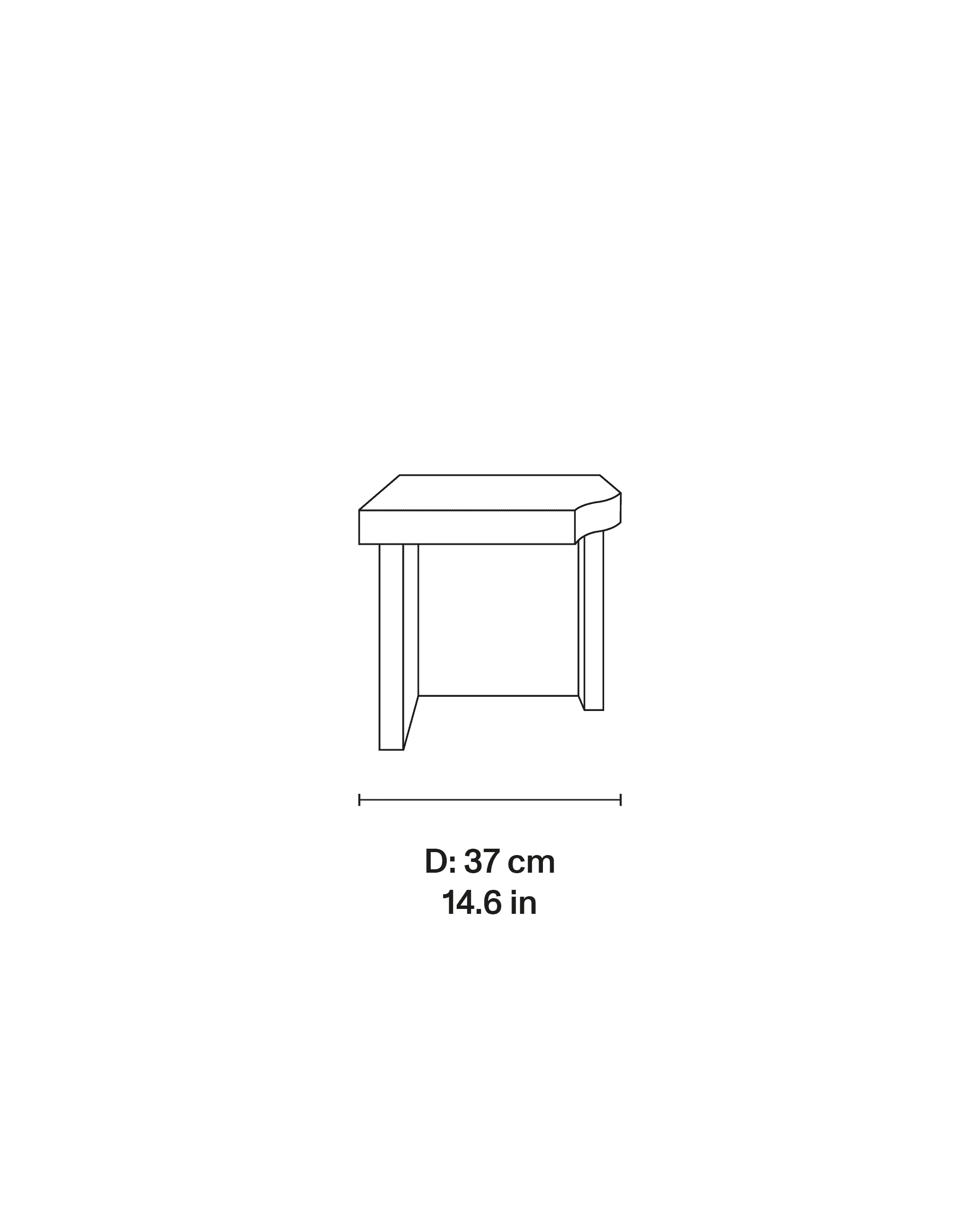 Kern Coffee table dimensions 2