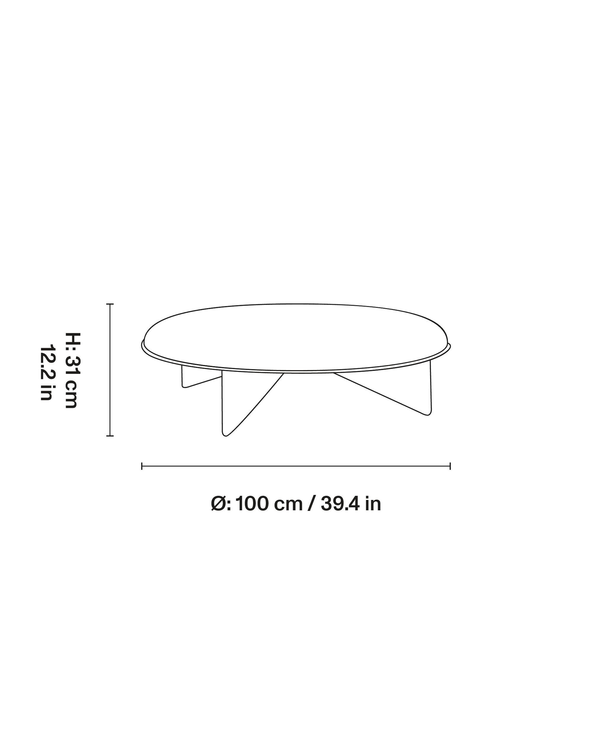 Utility Pouf, Large dimensions 1