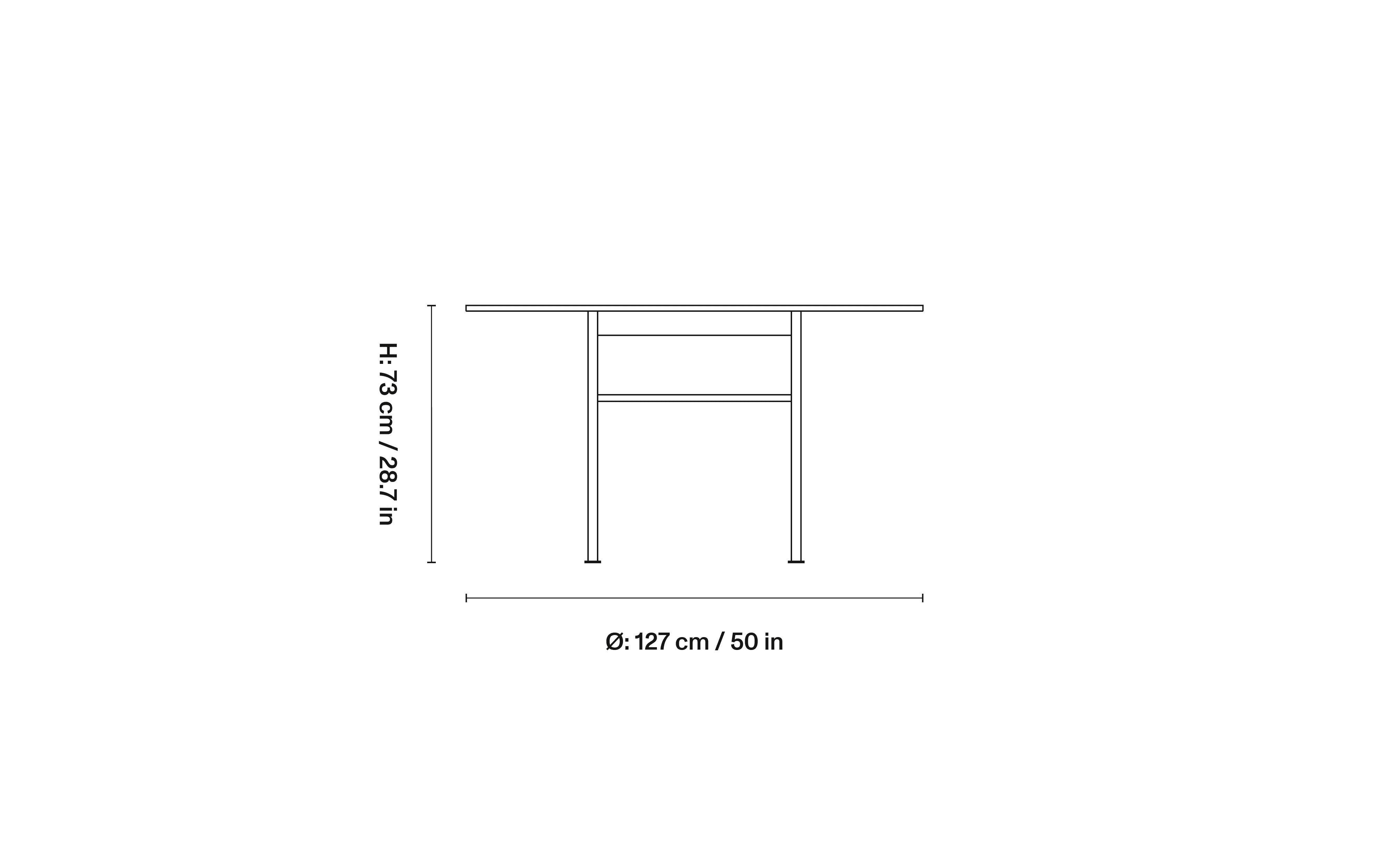 Supper Round table dimensions 1