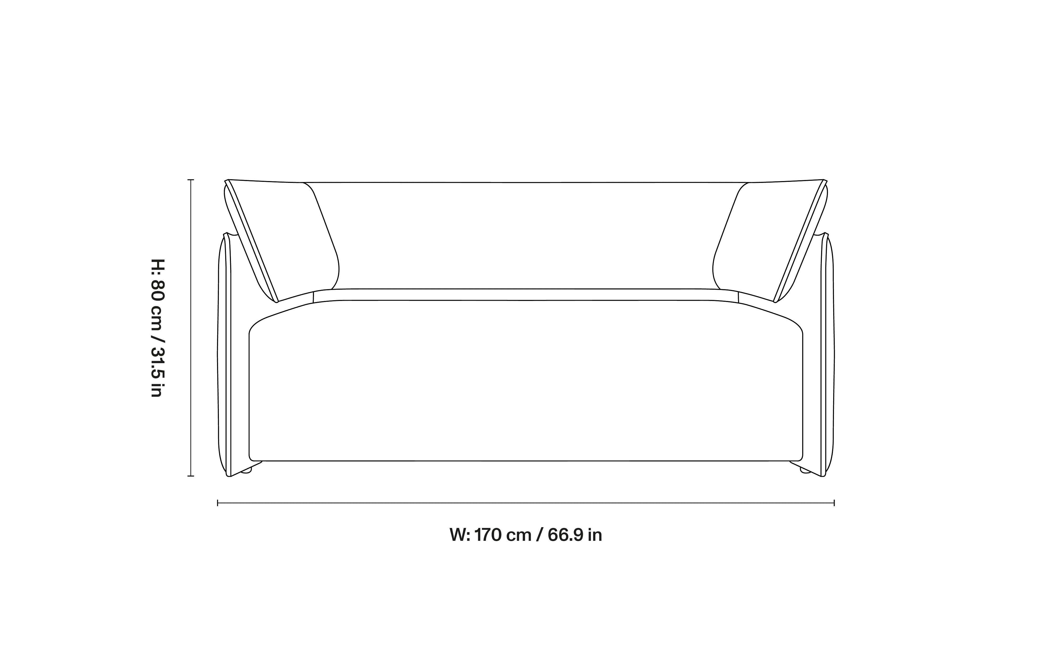 Boxlike 2 seater dimensions 1