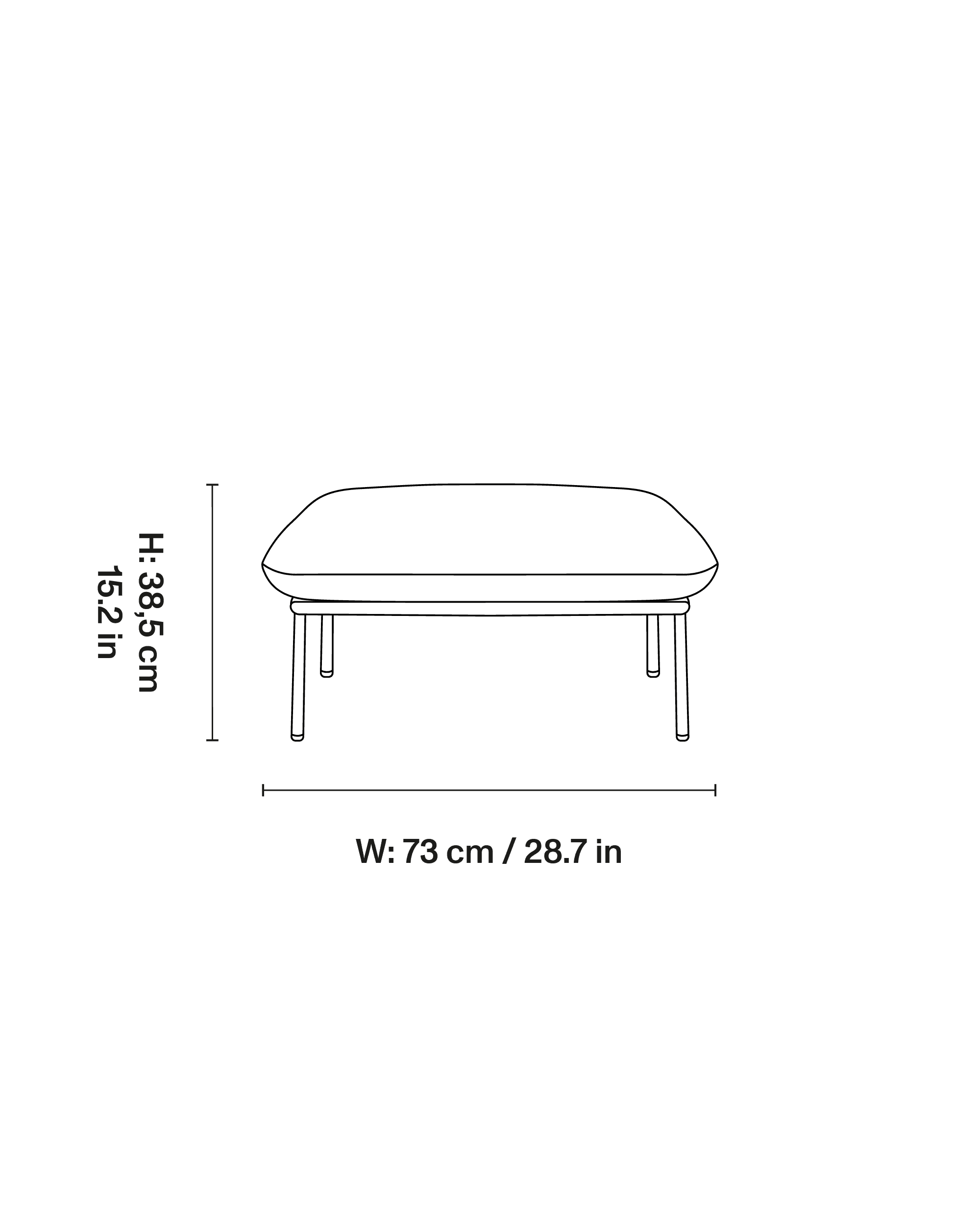 Pico Ottoman dimensions 1